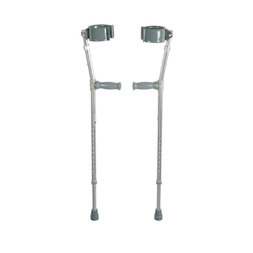 Drive Medical 10403HD Lightweight Walking Forearm Crutches, Bariatric, 1 Pair
